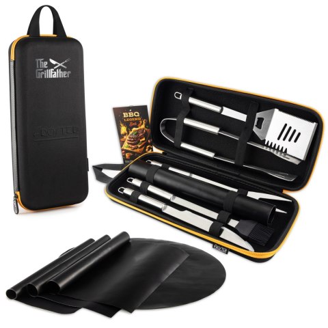 Grillfather BBQ Legend Set - akcesoria i maty grillowe - prezent dla Taty Grillfather BBQ Legend Set - akcesoria i maty grillowe - prezent dla Taty