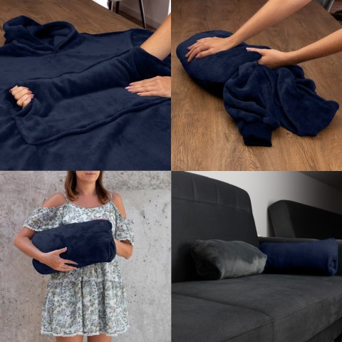 Bluzair Koco Bluza Oversize z Kapturem Polska 4w1 Bluzair Koco Bluza Oversize z Kapturem Polska 4w1