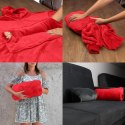 Bluzair SUPER MAMA - Bluza koc - Czerwony - prezent na dzień matki Bluzair SUPER MAMA - Bluza koc - Czerwony - prezent na dzień matki