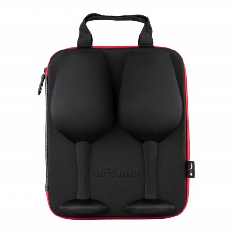 Etui z kieliszkami do wina diVinto XXL z napisem Etui z kieliszkami do wina diVinto XXL z napisem