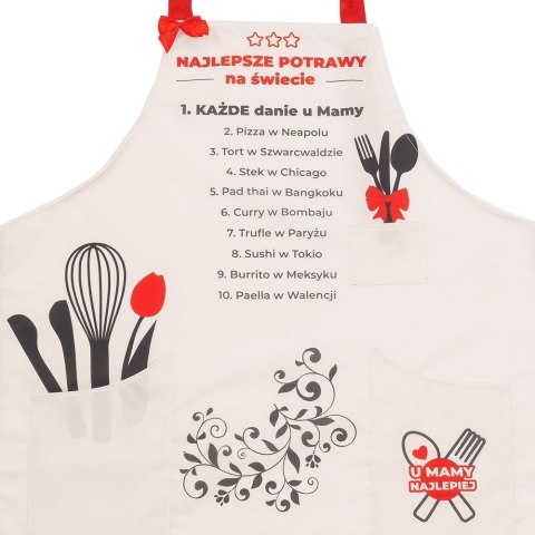 Fartuch Szefa Kuchni dla Mamy prezent Dzień Matki Fartuch Szefa Kuchni dla Mamy prezent Dzień Matki