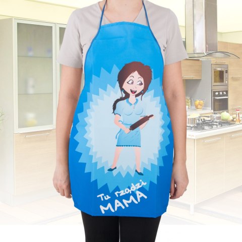 Fartuszek Tu rządzi Mama prezent na Dzień Matki Fartuszek Tu rządzi Mama prezent na Dzień Matki