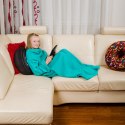 Kocyk Szlafrok Miętowy dla dziecka koc z rękawami Kocyk Szlafrok Miętowy dla dziecka koc z rękawami