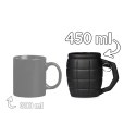Kubek Granat Czarny 450 ml militarny dla faceta Kubek Granat Czarny 450 ml militarny dla faceta
