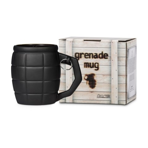 Kubek Granat Czarny 450 ml militarny dla faceta Kubek Granat Czarny 450 ml militarny dla faceta