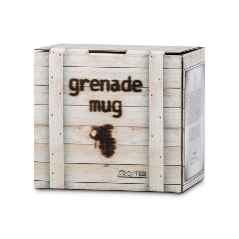 Kubek Granat Czarny 450 ml militarny dla faceta Kubek Granat Czarny 450 ml militarny dla faceta