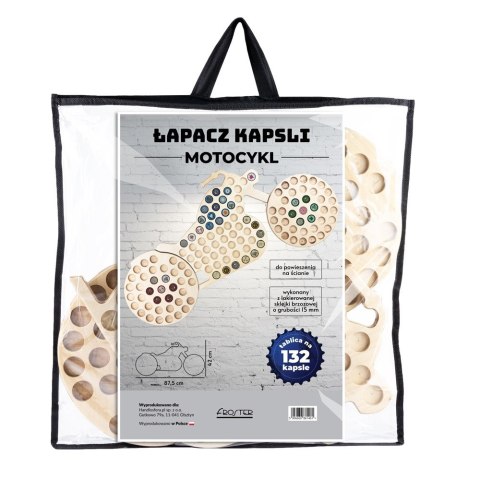 Łapacz Kapsli Motocykl prezent dla miłośnika piwa Łapacz Kapsli Motocykl prezent dla miłośnika piwa