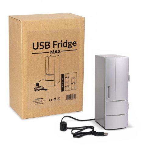 Lodówka USB MAX do napojów piwa na duże piwo 0,5l Lodówka USB MAX do napojów piwa na duże piwo 0,5l