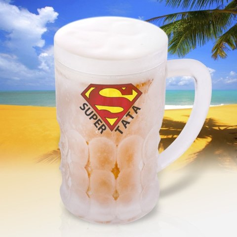 Lodowy Kufel FROSTER MAX Super TATA prezent Taty Lodowy Kufel FROSTER MAX Super TATA prezent Taty