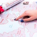 Mapa Zdrapka dla Dwojga prezent na Walentynki ŚLUB Mapa Zdrapka dla Dwojga prezent na Walentynki ŚLUB