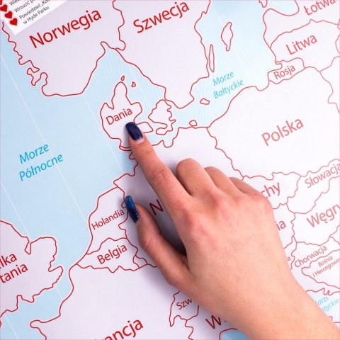 Mapa Zdrapka dla Dwojga prezent na Walentynki ŚLUB Mapa Zdrapka dla Dwojga prezent na Walentynki ŚLUB