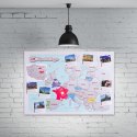 Mapa Zdrapka dla Dwojga prezent na Walentynki ŚLUB Mapa Zdrapka dla Dwojga prezent na Walentynki ŚLUB