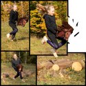 Konik na kiju z kantarem - Hobby Horse Skippi - Bursztyn - jak żywy - A3 Konik na kiju z kantarem - Hobby Horse Skippi - Bursztyn - jak żywy - A3
