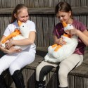 Maskotka Gęś Pluszowa XL 90 cm - eko wkład ogrzewający z pestek wiśni Maskotka Gęś Pluszowa XL 90 cm - eko wkład ogrzewający z pestek wiśni