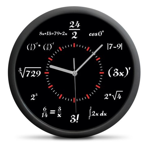 Zegar Matematyka Geniusza dla studenta ucznia Zegar Matematyka Geniusza dla studenta ucznia