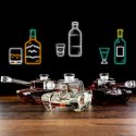 Czołg szklana karafka do whisky dla niego faceta Czołg szklana karafka do whisky dla niego faceta
