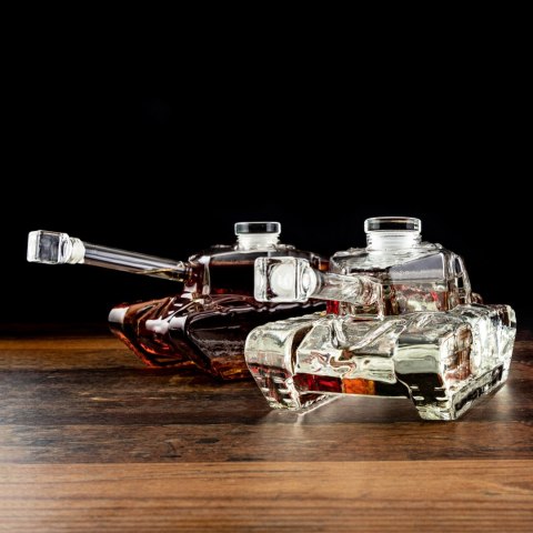 Czołg szklana karafka do whisky dla niego faceta Czołg szklana karafka do whisky dla niego faceta