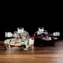 Czołg szklana karafka do whisky dla niego faceta Czołg szklana karafka do whisky dla niego faceta