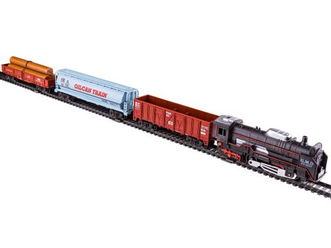 Kolejka rail king Parowóz + 3 Wagony Kolejka rail king Parowóz + 3 Wagony