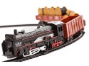 Realistyczna Kolejka Rail King - Parowóz + 3 Wagony Realistyczna Kolejka Rail King - Parowóz + 3 Wagony