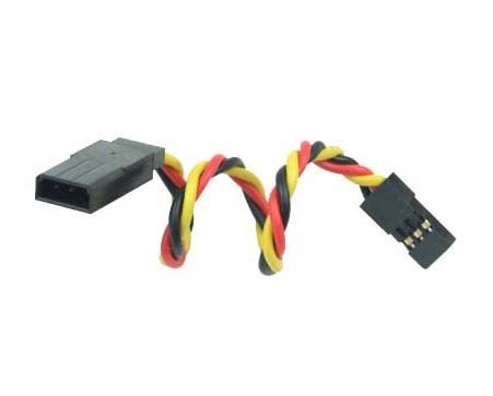 Przedłużacz serwa 45 cm JR - 0,33mm2 22AWG - skręcony - MSP Przedłużacz serwa 45 cm JR - 0,33mm2 22AWG - skręcony - MSP