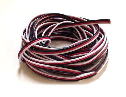 Przewód serwa trójżyłowy 3 x 0,13 mm/1 mb płaski (FUTABA) Przewód serwa trójżyłowy 3 x 0,13 mm/1 mb płaski (FUTABA)