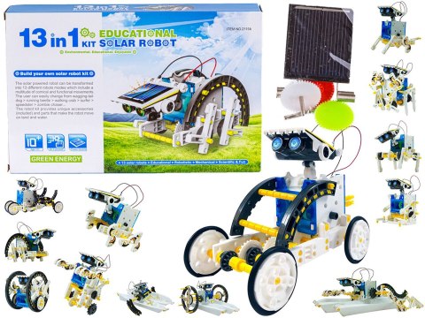 Edukacyjny Zestaw Solarny Robot 13w1 - Pies, Łódka Itp Edukacyjny Zestaw Solarny Robot 13w1 - Pies, Łódka Itp