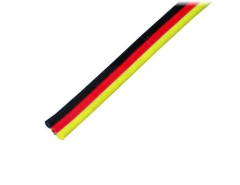 Przewód serwa trójżyłowy 3 x 0,20 mm/1 mb płaski (HITEC) Przewód serwa trójżyłowy 3 x 0,20 mm/1 mb płaski (HITEC)