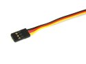 Przewód serwa z wtyczką JR 45cm 0,13mm2 26AWG - płaski - MSP Przewód serwa z wtyczką JR 45cm 0,13mm2 26AWG - płaski - MSP