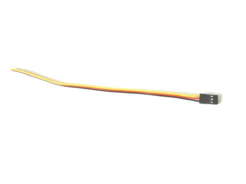 Przewód serwa z wtyczką JR 45cm 0,13mm2 26AWG - płaski - MSP Przewód serwa z wtyczką JR 45cm 0,13mm2 26AWG - płaski - MSP