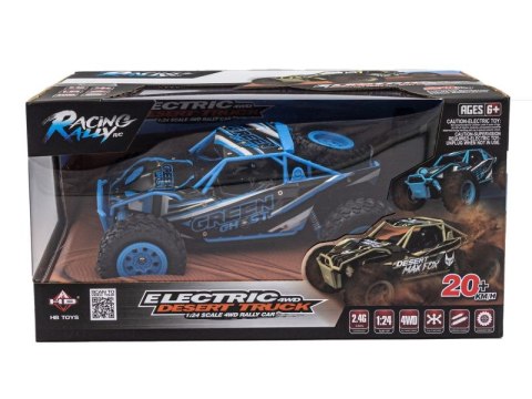 Samochód Desert Truck 4WD 2.4GHz 1:24 20km/h Niebieski HB-SM2403 Samochód Desert Truck 4WD 2.4GHz 1:24 20km/h Niebieski HB-SM2403