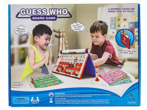 Tablica Edukacyjna "Guess Who" Gra Pamięciowa "Zgadnij Kto?" 8 Plansz Tablica Edukacyjna "Guess Who" Gra Pamięciowa "Zgadnij Kto?" 8 Plansz