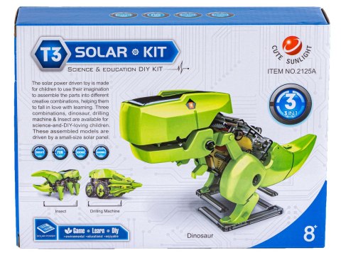 Zabawka Solarna Robot Pojazd Dinozaur Solarny 3w1 Zabawka Solarna Robot Pojazd Dinozaur Solarny 3w1