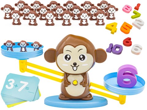 Gra Nauka Liczenia - Równoważnia Waga Szalkowa Małpka - Monkey Balance Gra Nauka Liczenia - Równoważnia Waga Szalkowa Małpka - Monkey Balance