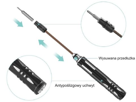 Profesjonalny Zestaw Narzędzi Precyzyjnych BEST 25w1 Profesjonalny Zestaw Narzędzi Precyzyjnych BEST 25w1