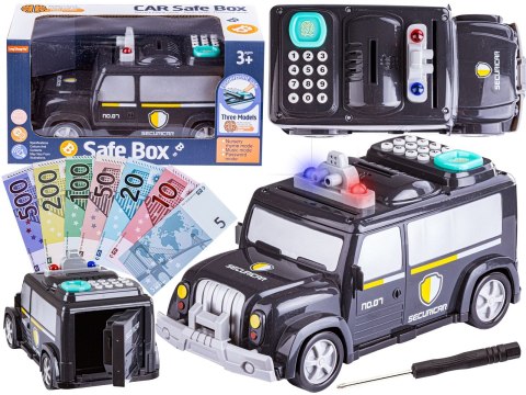 Samochód Policja Skarbonka Na Szyfr, Sejf Na Banknoty Samochód Policja Skarbonka Na Szyfr, Sejf Na Banknoty