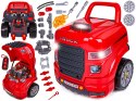 Zestaw Mechanika, Samochód Auto Silnik Do Rozkręcania, Warsztat 61 Elementów, Ciężarówka, Czerwony Truck Zestaw Mechanika, Samochód Auto Silnik Do Rozkręcania, Warsztat 61 Elementów, Ciężarówka, Czerwony Truck