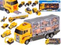 Ciężarówka, Transporter + Auta, Otwierana Laweta, Pojazdy Budowlane + Helikopter 12w1 Ciężarówka, Transporter + Auta, Otwierana Laweta, Pojazdy Budowlane + Helikopter 12w1