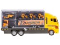 Ciężarówka, Transporter + Auta, Otwierana Laweta, Pojazdy Budowlane + Helikopter 12w1 Ciężarówka, Transporter + Auta, Otwierana Laweta, Pojazdy Budowlane + Helikopter 12w1
