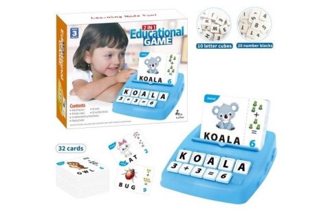 Edukacyjna Gra Słów 2w1 Dopasuj Literki, Nauka Języka Angielskiego I Matematyki Nauka Liczenia Fiszki Edukacyjna Gra Słów 2w1 Dopasuj Literki, Nauka Języka Angielskiego I Matematyki Nauka Liczenia Fiszki