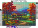 Haft Diamentowy, Obraz, Mozaika Diamentowa Diamond Painting, JESIENNY KRAJOBRAZ 40x30cm Haft Diamentowy, Obraz, Mozaika Diamentowa Diamond Painting, JESIENNY KRAJOBRAZ 40x30cm