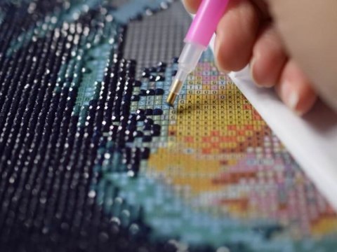 Haft Diamentowy, Obraz, Mozaika Diamentowa Diamond Painting, ZAKOCHANA PARA 30x30cm Haft Diamentowy, Obraz, Mozaika Diamentowa Diamond Painting, ZAKOCHANA PARA 30x30cm
