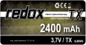 Redox 2400 mAh 3,7V JR (MT44) - pakiet LiPo TX Redox 2400 mAh 3,7V JR (MT44) - pakiet LiPo TX