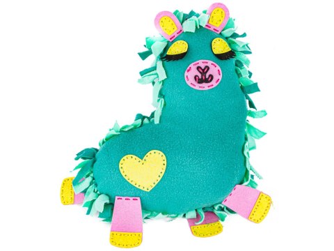Zestaw Kreatywny Wyszywanka Poduszka Pluszowa Maskotka Do Szycia DIY LAMA Zestaw Kreatywny Wyszywanka Poduszka Pluszowa Maskotka Do Szycia DIY LAMA
