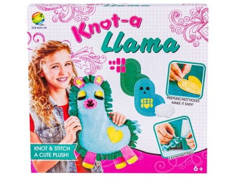 Zestaw Kreatywny Wyszywanka Poduszka Pluszowa Maskotka Do Szycia DIY LAMA Zestaw Kreatywny Wyszywanka Poduszka Pluszowa Maskotka Do Szycia DIY LAMA
