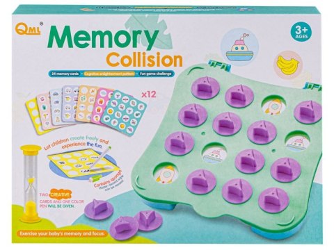 Edukacyjna Gra Memory, Super Na Pamięć, Plansza, Klepsydra, Karty Edukacyjna Gra Memory, Super Na Pamięć, Plansza, Klepsydra, Karty