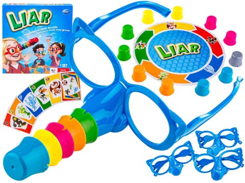 Gra Rodzinna Kłamca, Kłamczuch, LIAR, Karty, Pinokio Okulary I Nos Gra Rodzinna Kłamca, Kłamczuch, LIAR, Karty, Pinokio Okulary I Nos