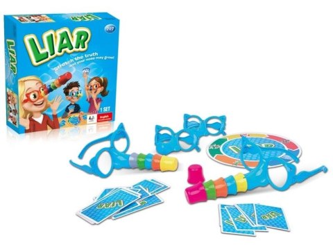 Gra Rodzinna Kłamca, Kłamczuch, LIAR, Karty, Pinokio Okulary I Nos Gra Rodzinna Kłamca, Kłamczuch, LIAR, Karty, Pinokio Okulary I Nos