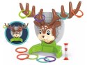 Gra Zręcznościowa Rzucanie Obręczy Ringo, Jelonek + Obręcze, Deer Ring Game Gra Zręcznościowa Rzucanie Obręczy Ringo, Jelonek + Obręcze, Deer Ring Game