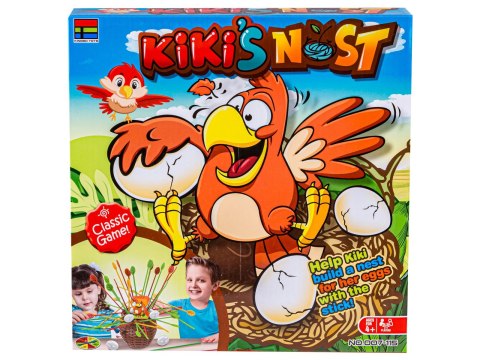Zręcznościowa Gra Typu Bierki KIKI'S NEST Zbuduj Gniazdo Kurczaka Zręcznościowa Gra Typu Bierki KIKI'S NEST Zbuduj Gniazdo Kurczaka